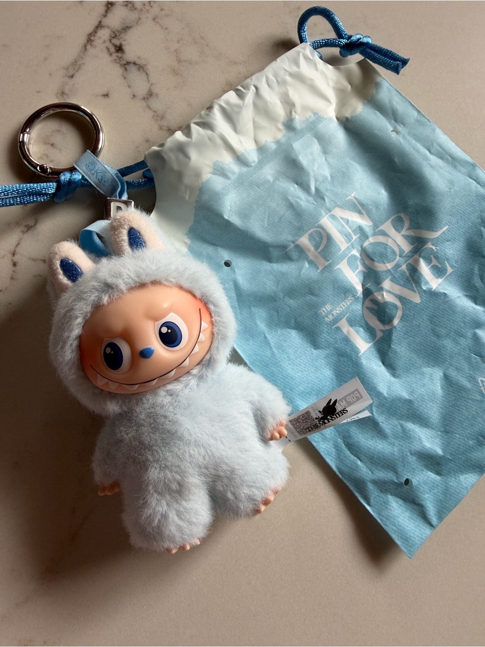 Labubu Plush Keychain